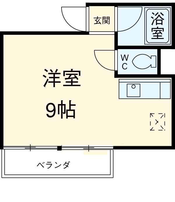 メゾン三越の間取り