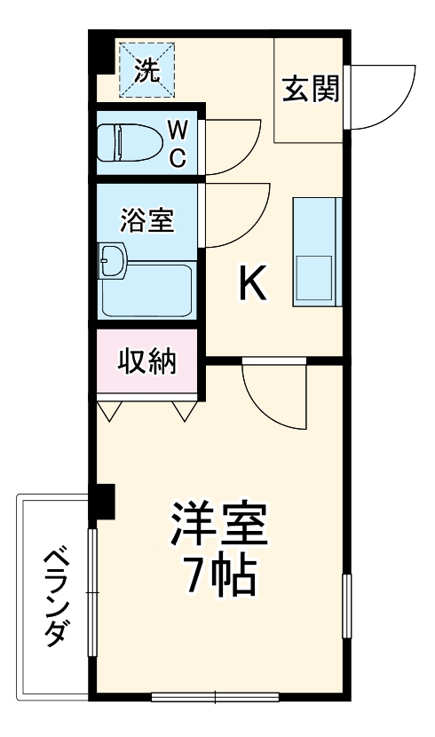 WEST COASTの間取り