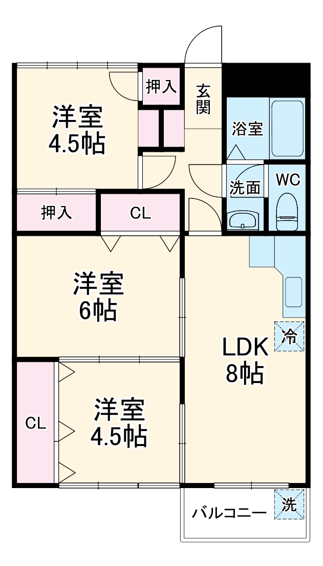 ヤマタケビルの間取り