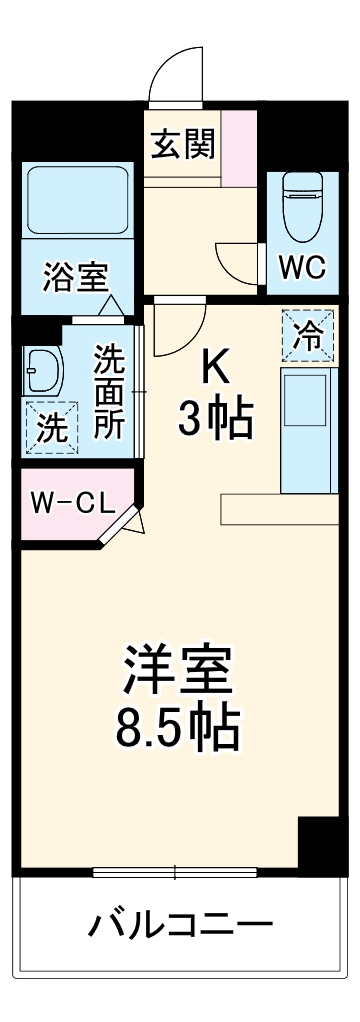 Park Front Nakamuraの間取り