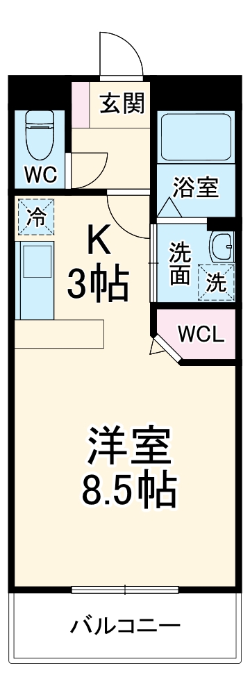 Park Front Nakamuraの間取り