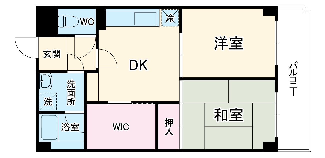 トレンツマンションの間取り
