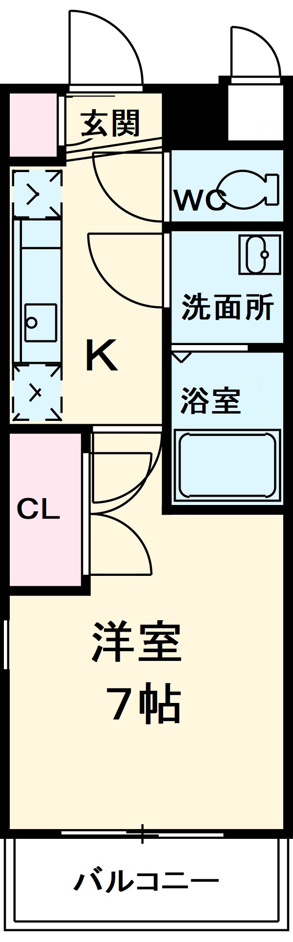 パルティール並木の間取り