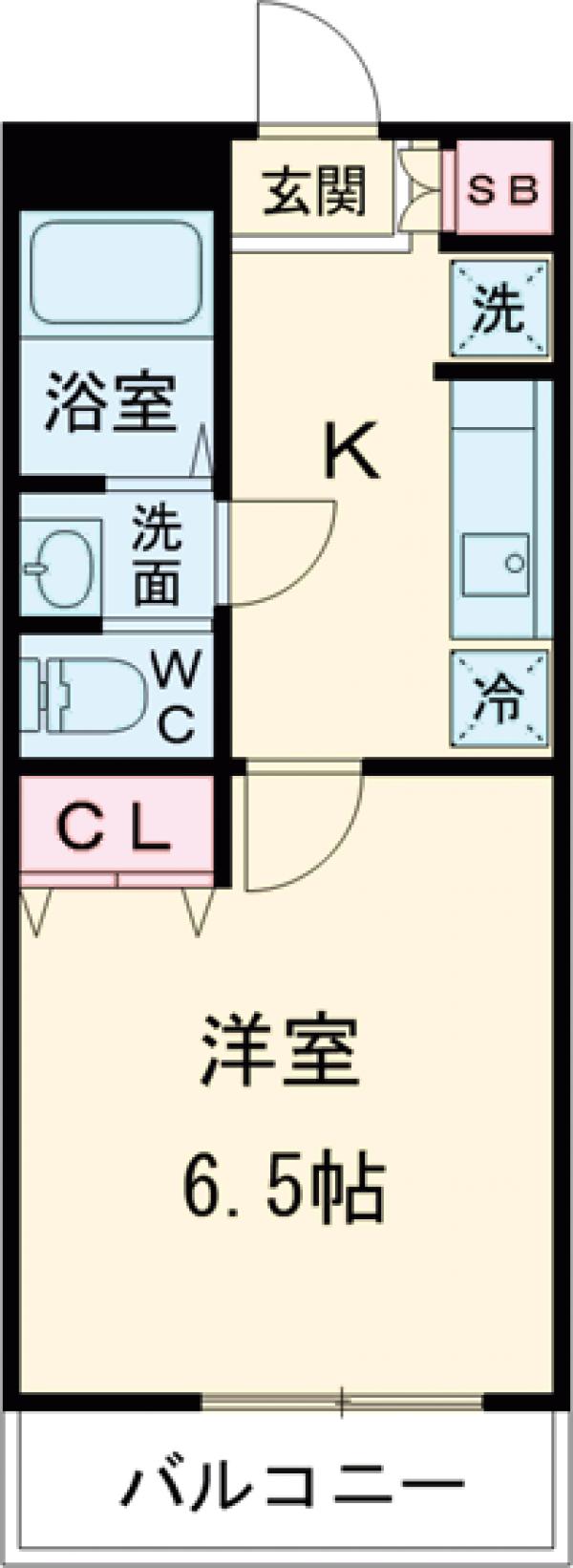 リリックコートアン・シャトーの間取り