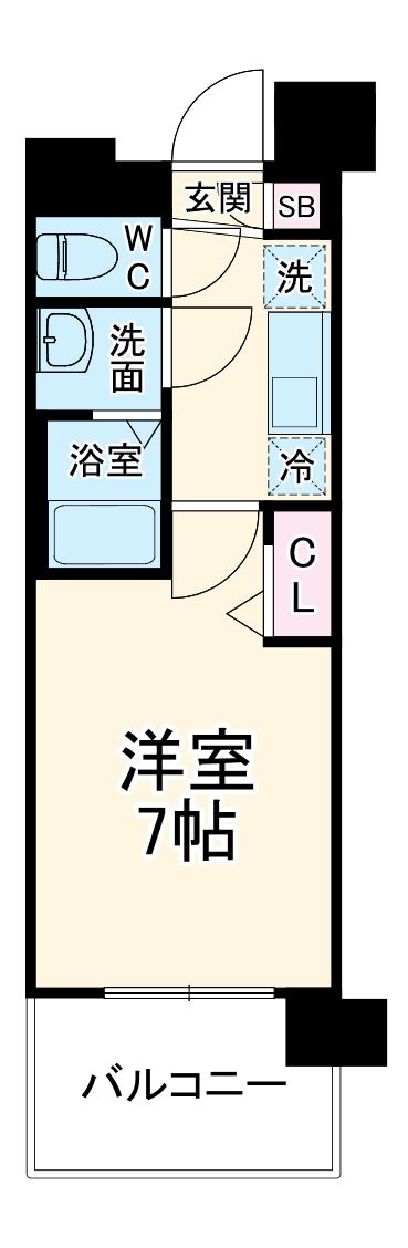 パルティール並木の間取り