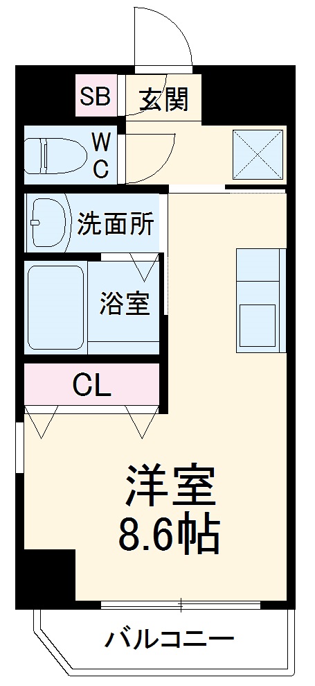 パレット駅西の間取り