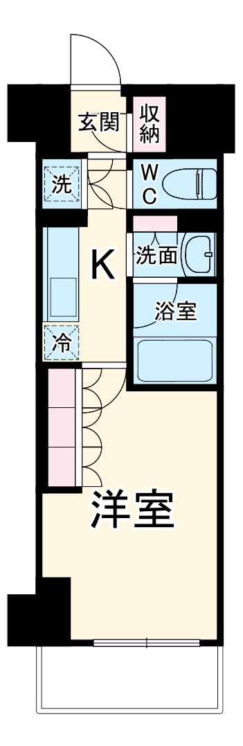 パークアクシス名駅南グランデの間取り