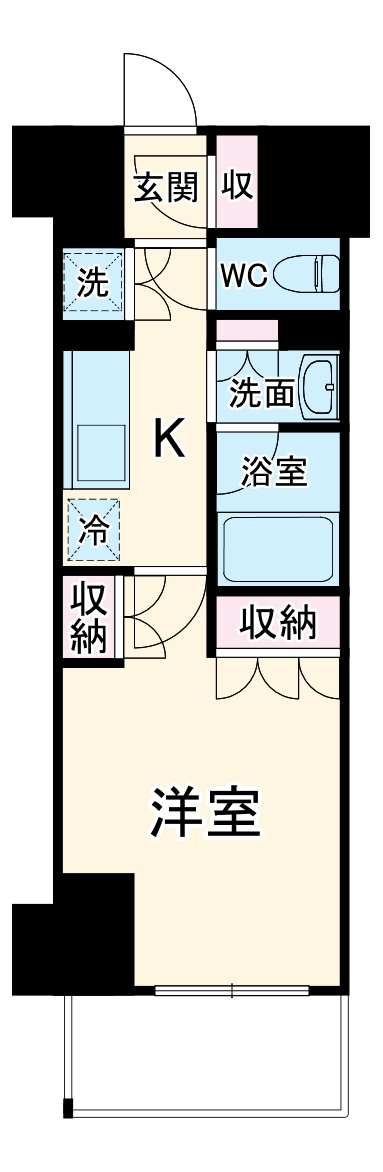 パークアクシス名駅南グランデの間取り