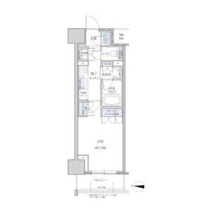 パークアクシス名駅南グランデの間取り