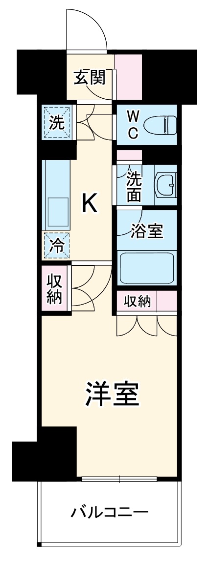 パークアクシス名駅南グランデの間取り