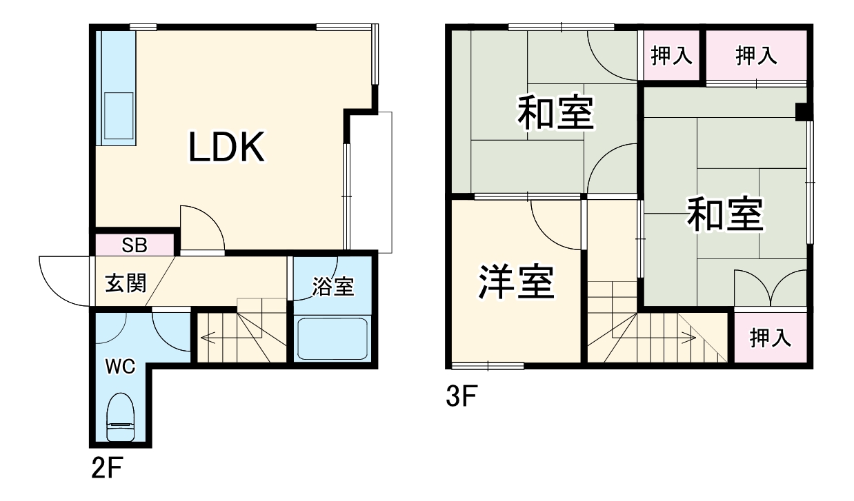 大地ビルの間取り