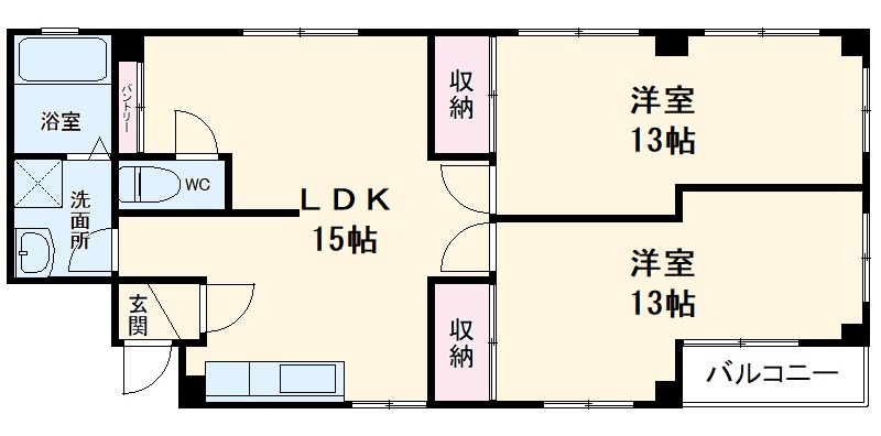 ポートヴィラの間取り