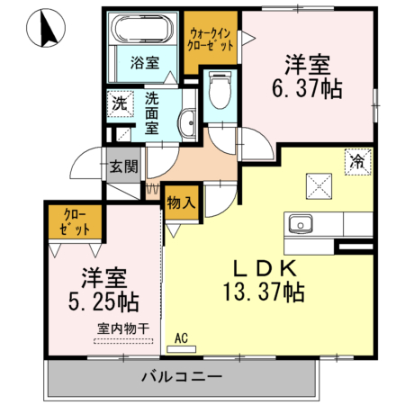 メゾン ド リベルテの間取り