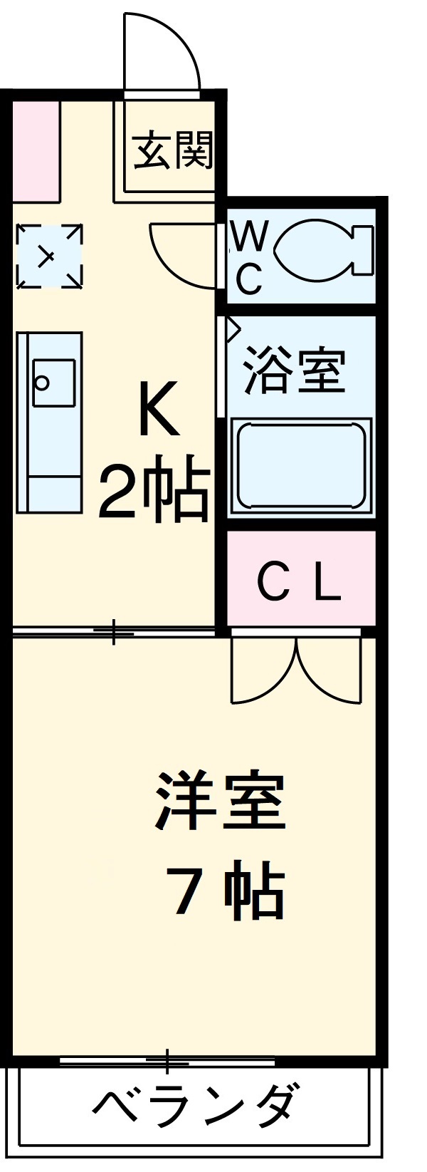 サンシティー稲上の間取り