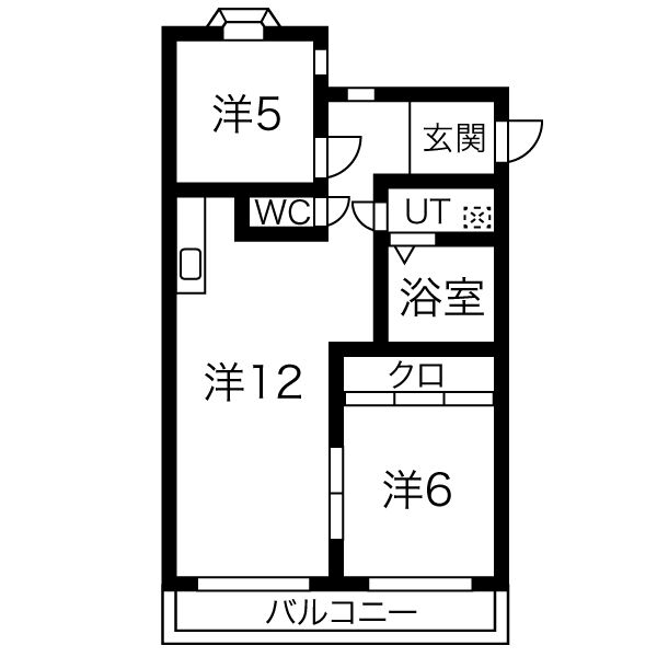 パラシオン萌の間取り