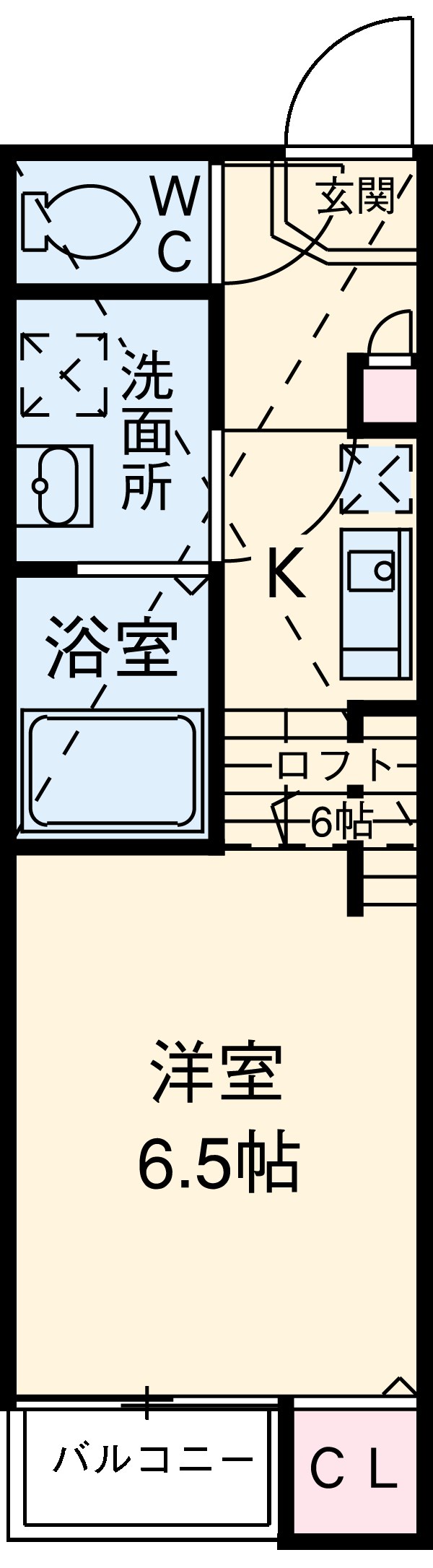 アインス グリュックの間取り