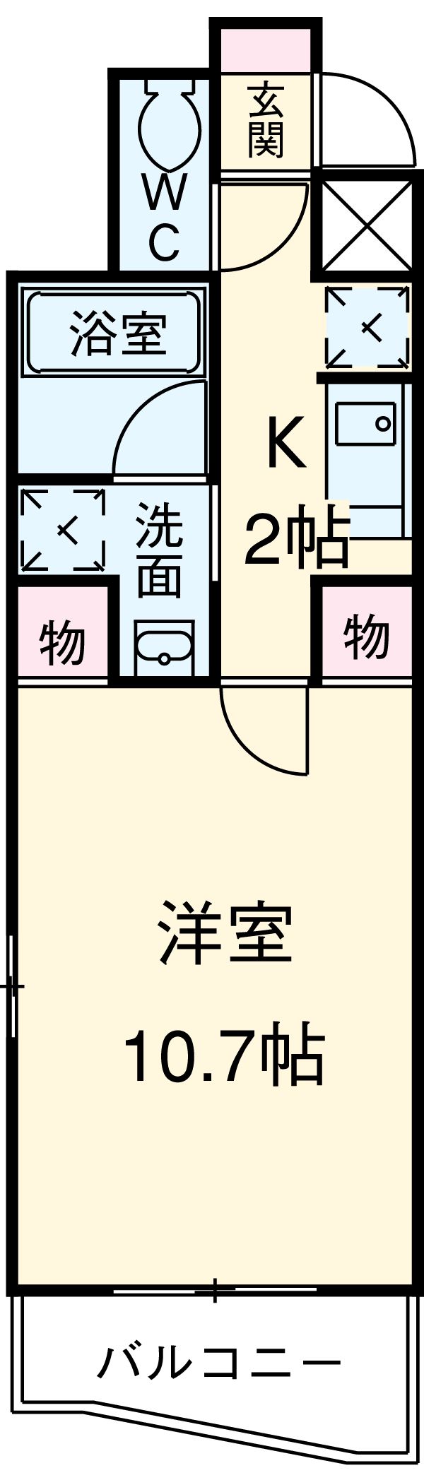 リバーサイド今尻の間取り