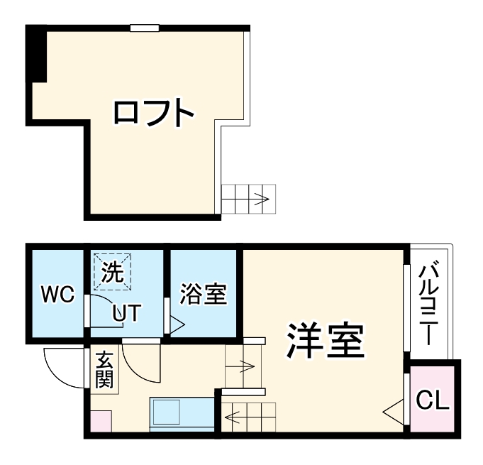 ステータス名駅西の間取り