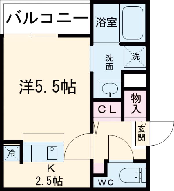 アップルドアの間取り