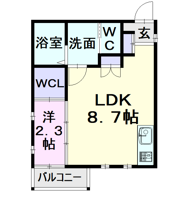 quatre saisonsの間取り
