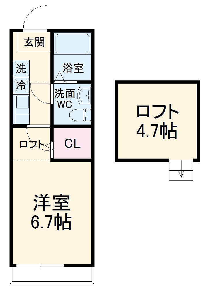 リバージュ追浜の間取り