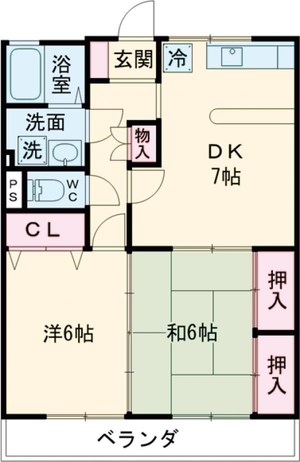 メゾンジュネスの間取り