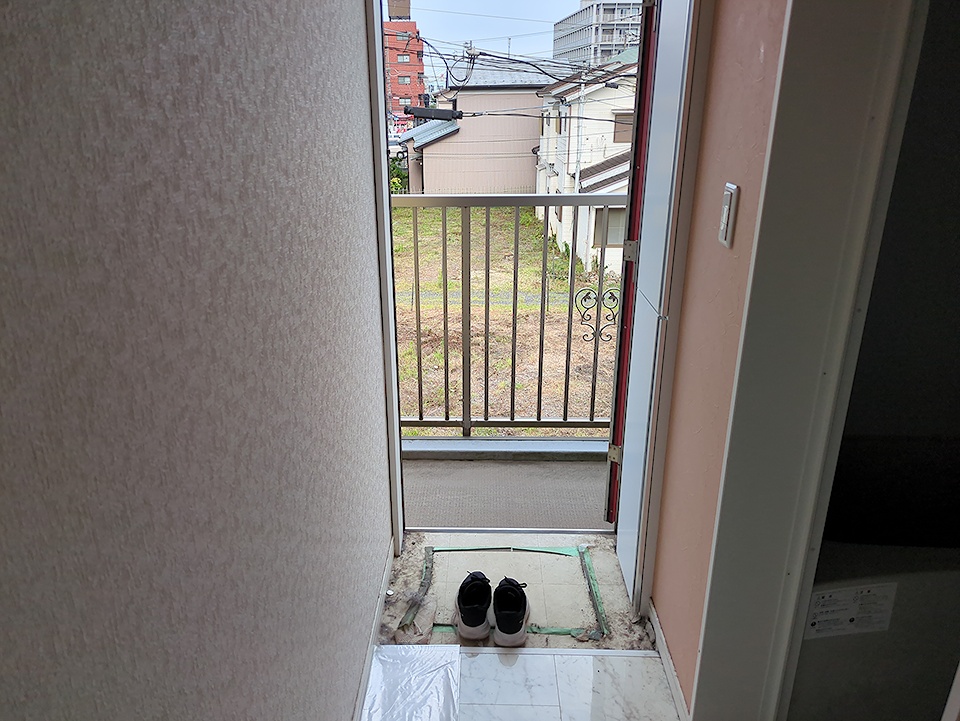 6/22 玄関