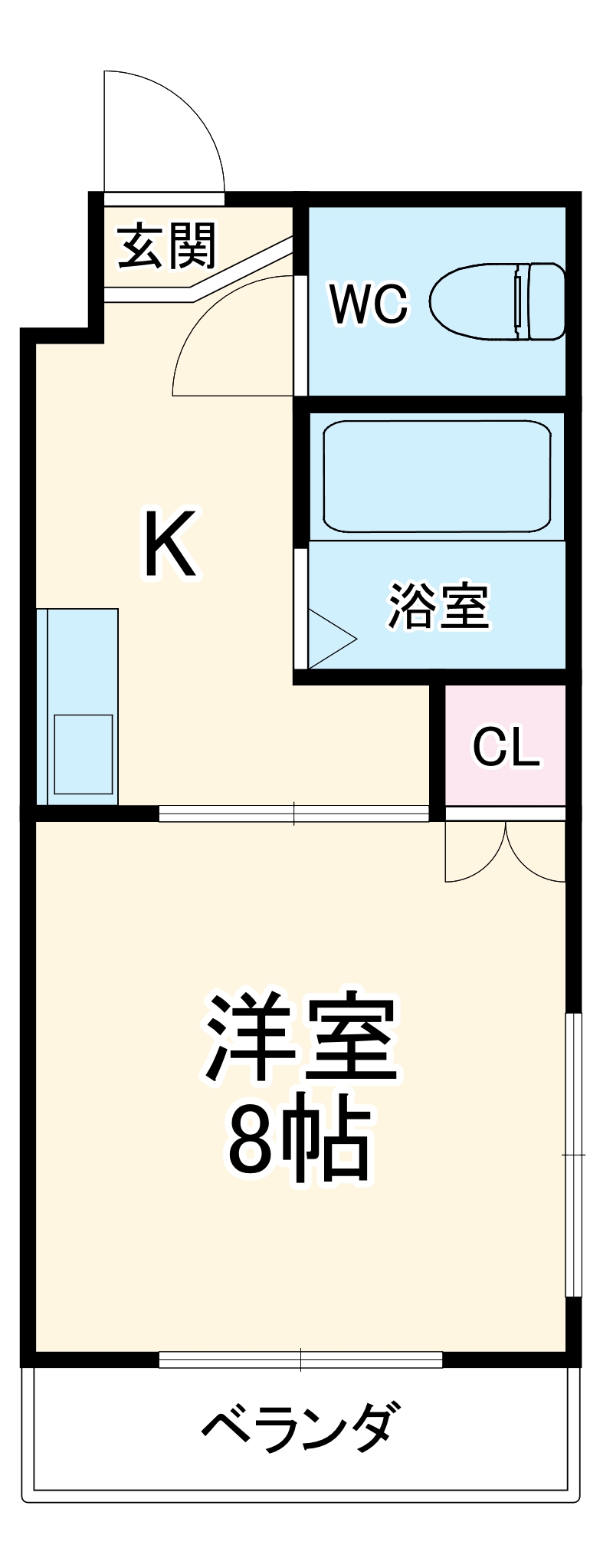 メゾンミレーの間取り