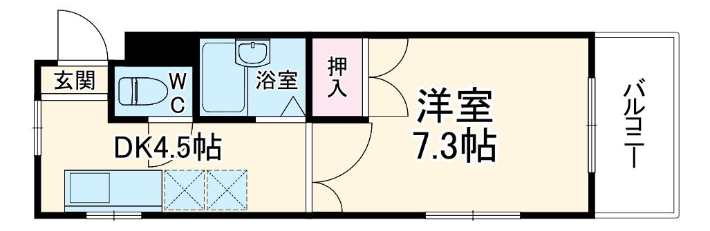 メゾンミレーの間取り