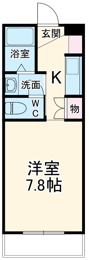 グランドシャトーK1の間取り