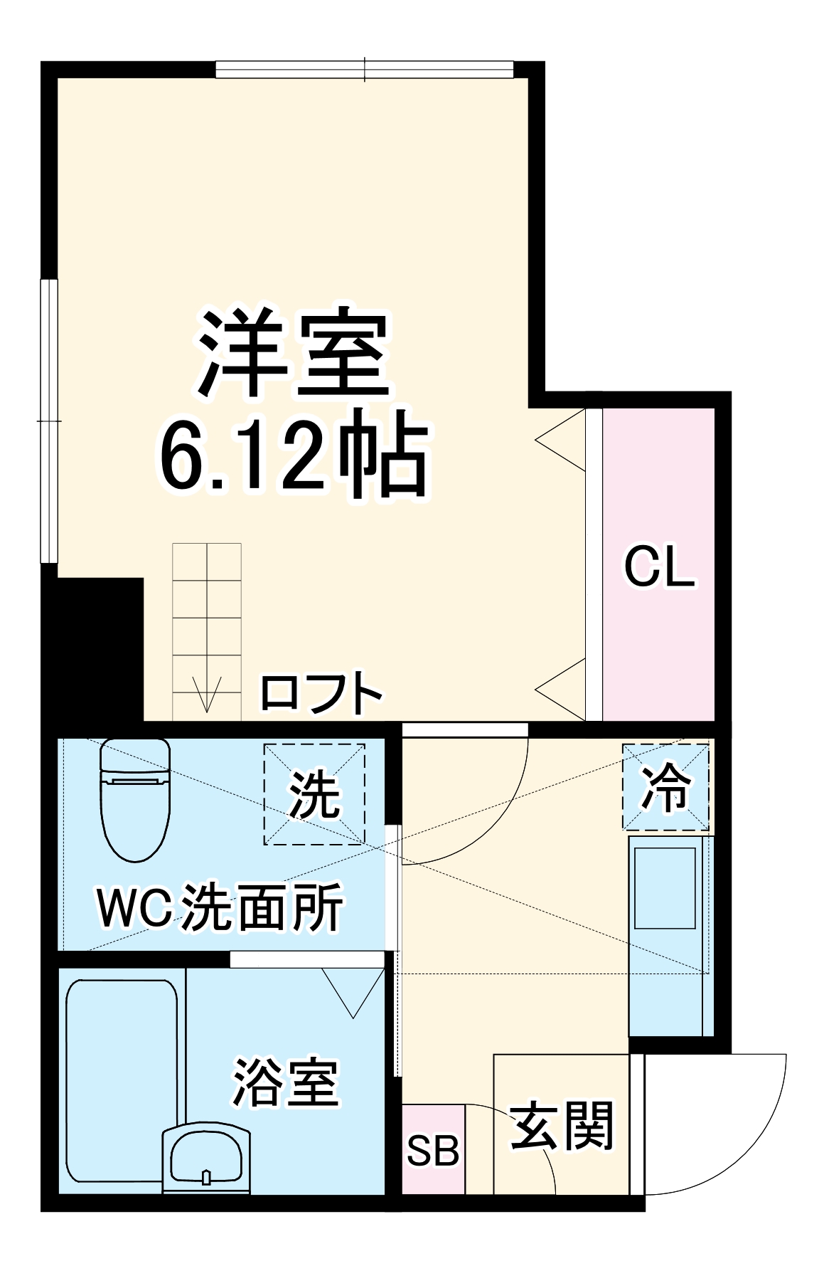 アガスターシェの間取り