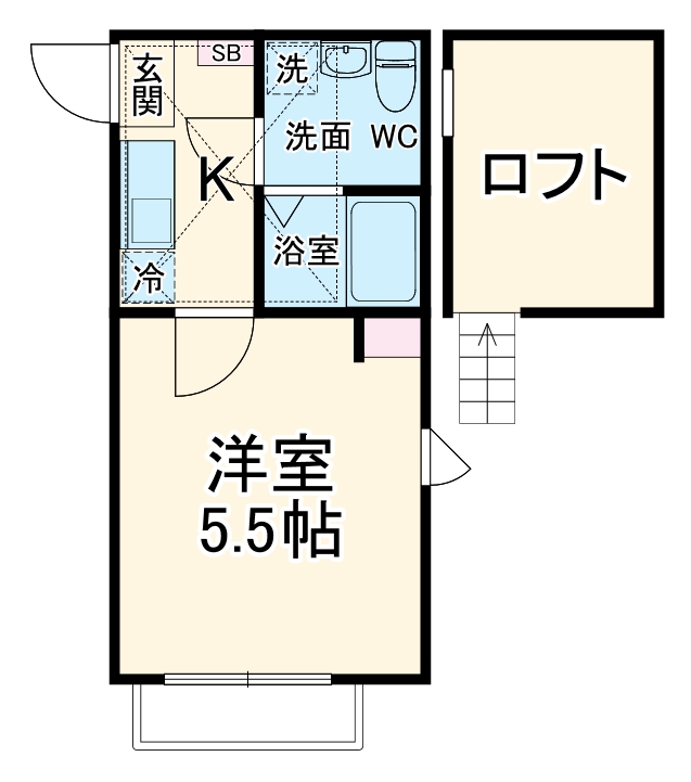 アビターレ杉田の間取り