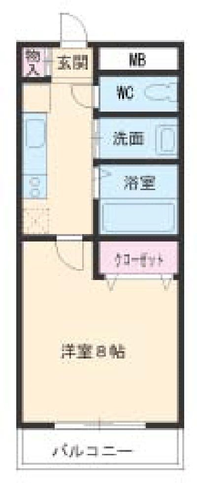 フラッハフェルトの間取り