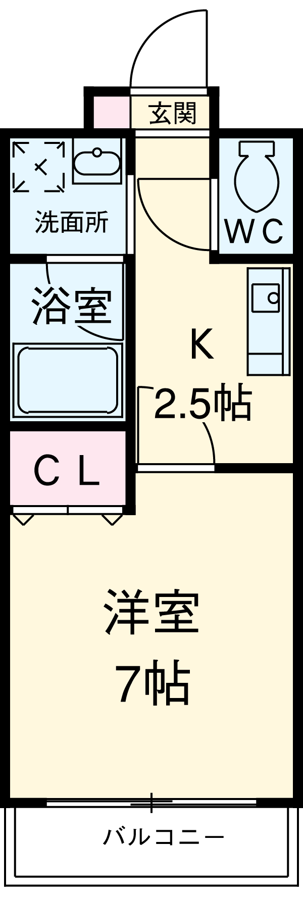 スカイフラット名古屋の間取り