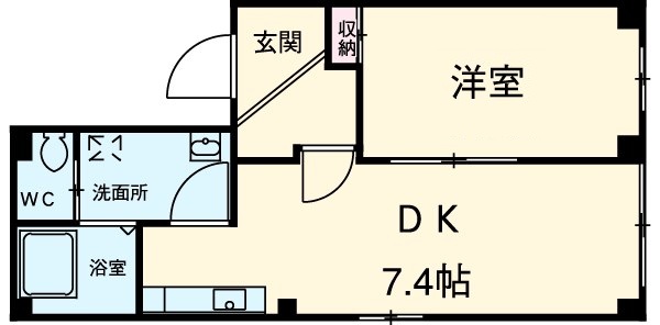 ベルメゾンⅡの間取り