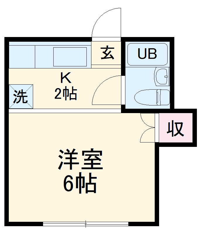 コーポ古堅の間取り