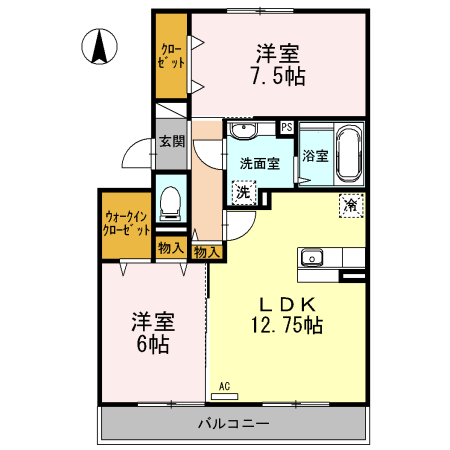 シトロンフレアの間取り