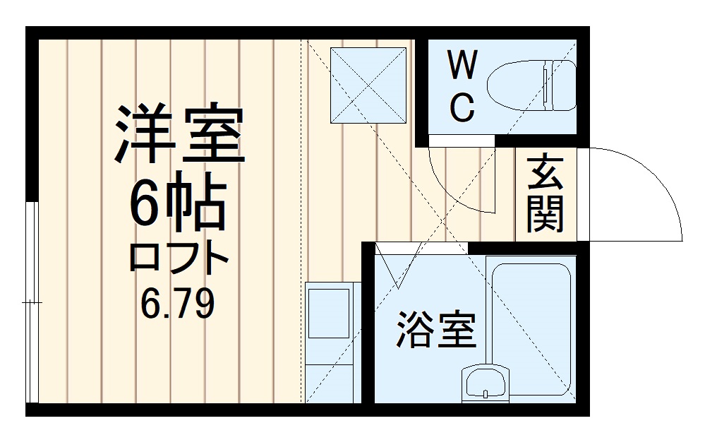 ユナイト六浦フェルメールの瞳の間取り
