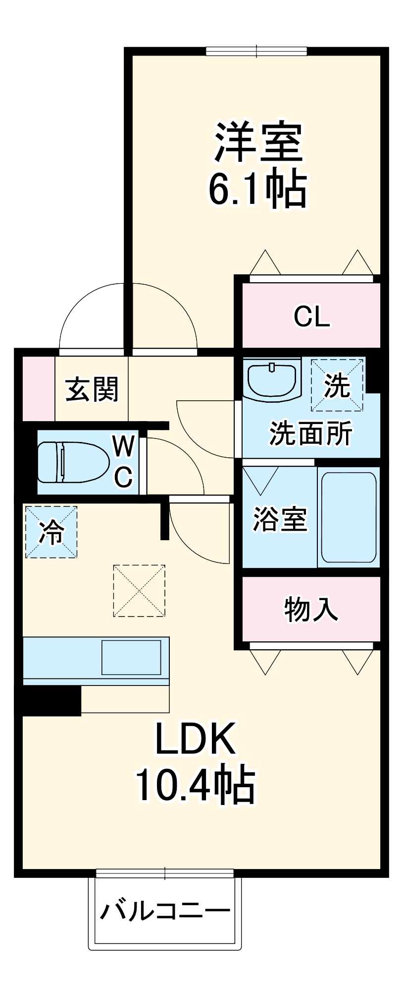 クータウンの間取り