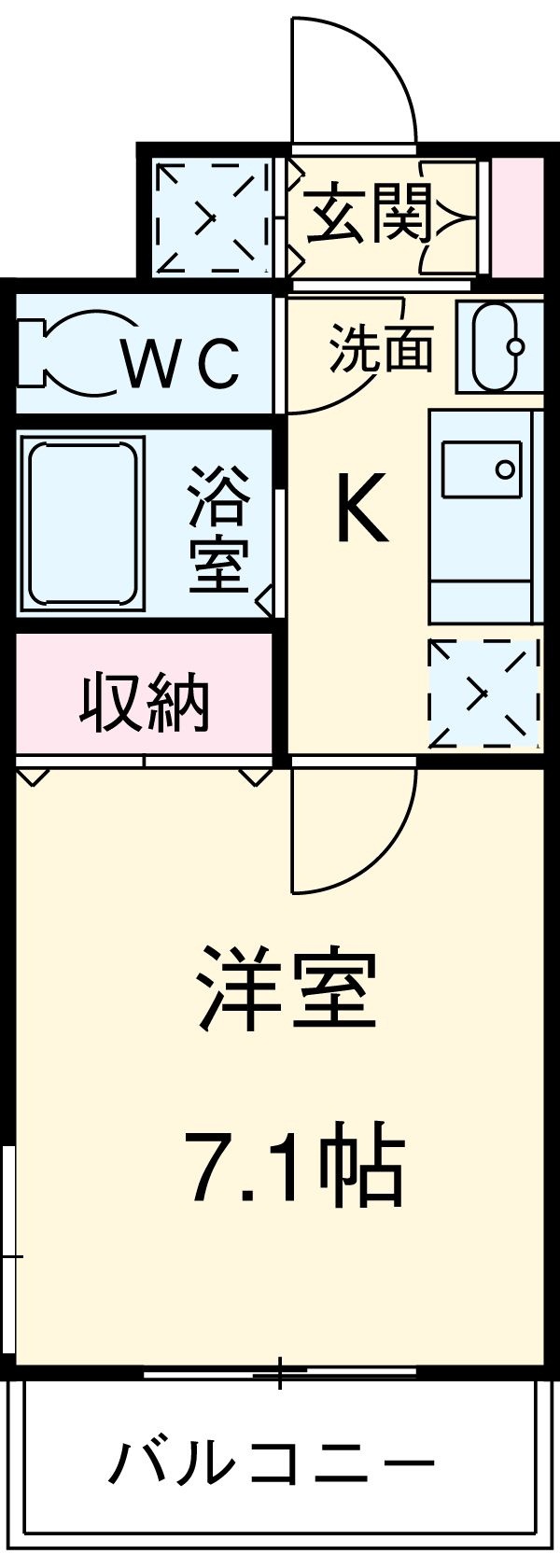 プレサンス名古屋STATIONアブソリュートの間取り