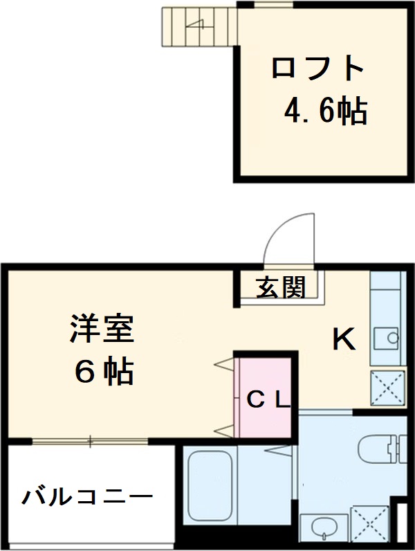 わっせTOYOKUNIの間取り