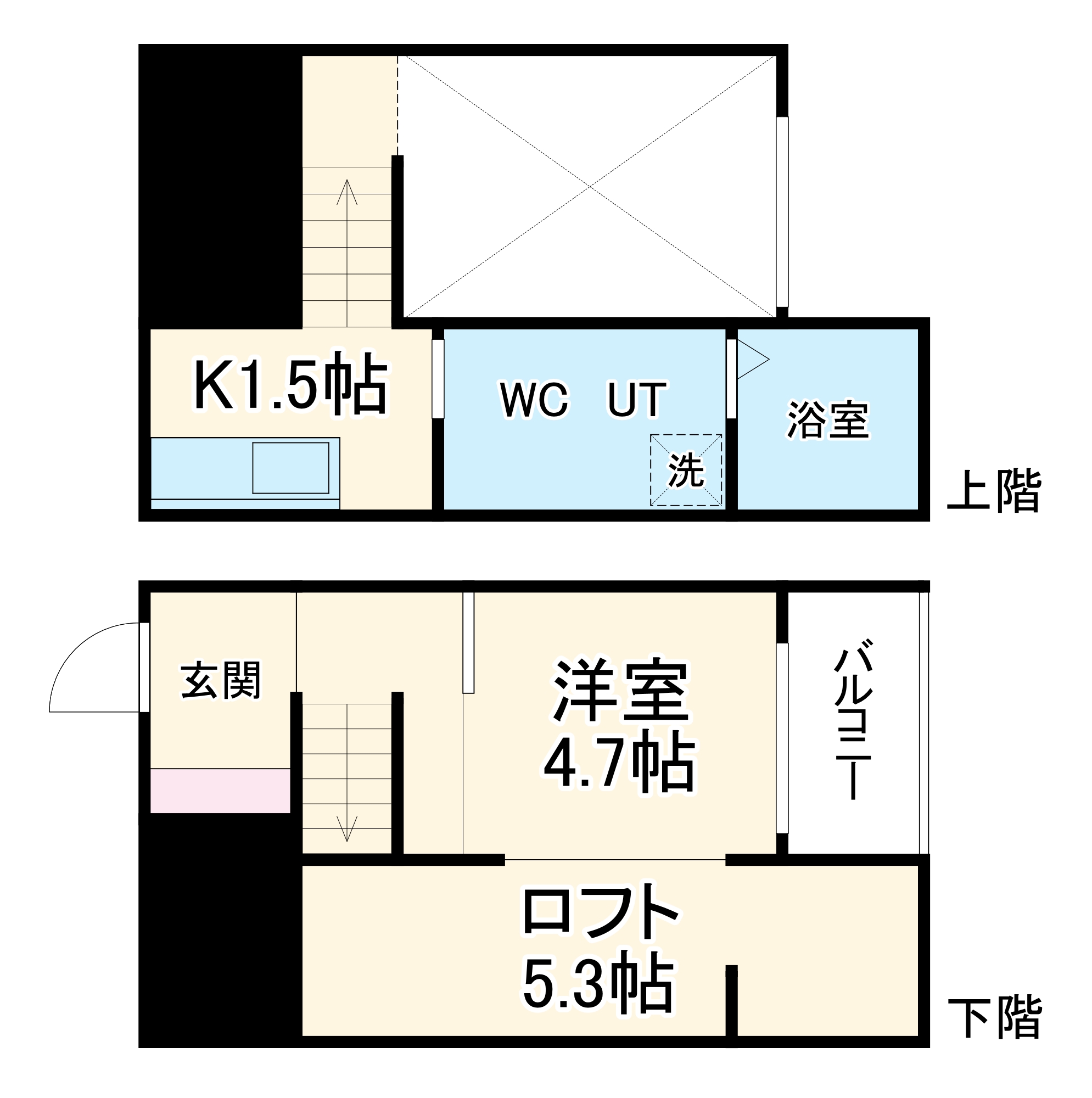 フレシールAの間取り