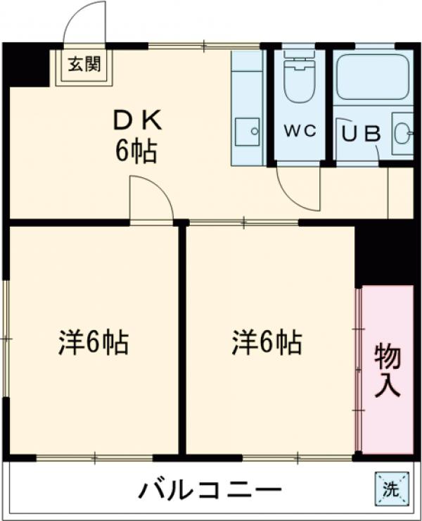 五反野シルバーハイツの間取り