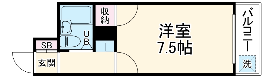サンハイツ喜多山の間取り