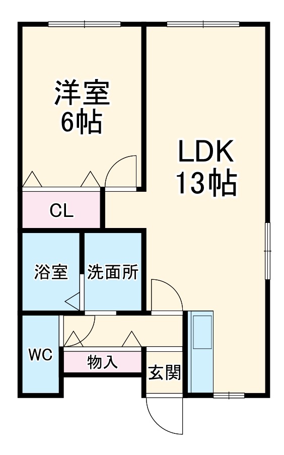CASA小幡の間取り