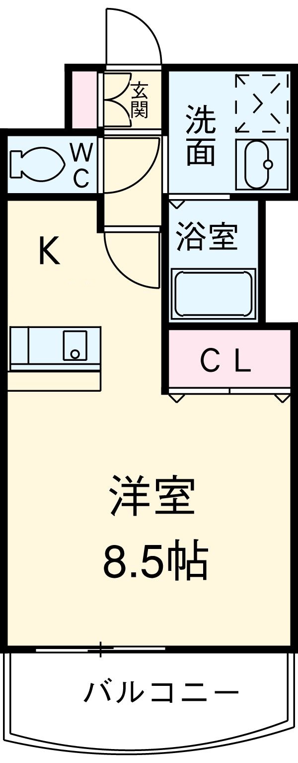 プレサンス名古屋駅前ヴェルロードの間取り