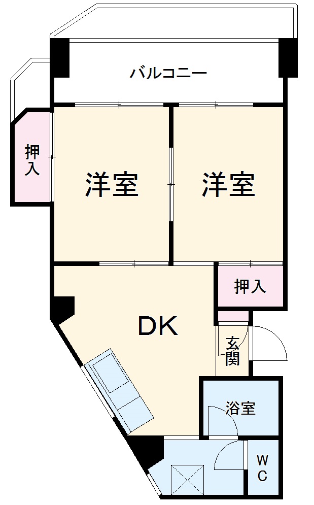 第3協和コーポの間取り