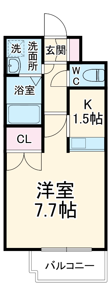 プレサンス名古屋STATIONアライブの間取り