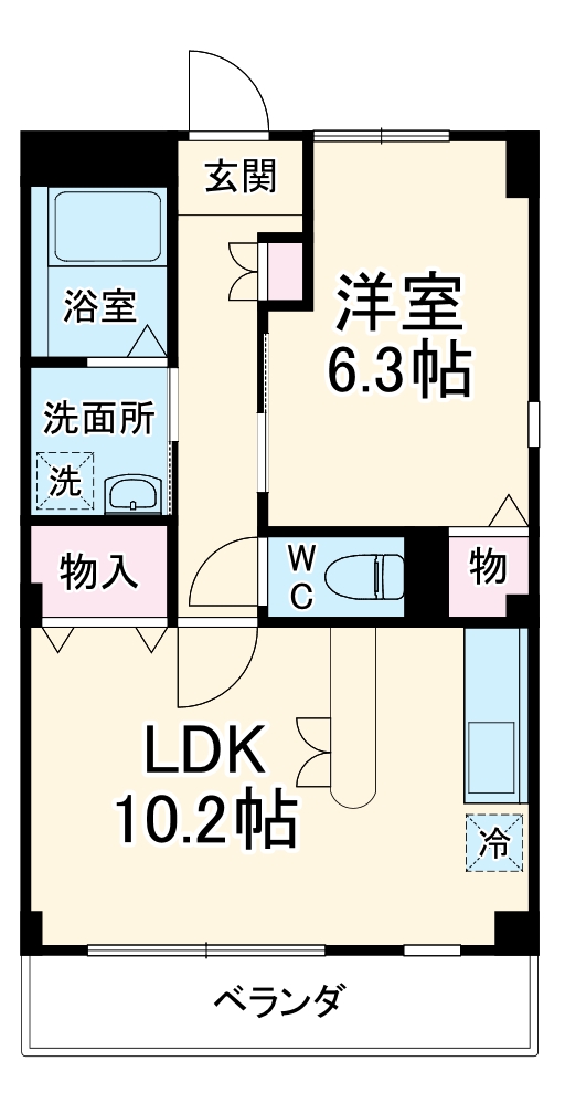 シャトルKITAYAMA 1の間取り