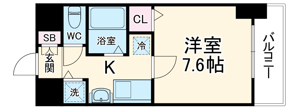 プレサンス名古屋STATIONアライブの間取り